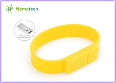 China Customized Personalized Silicone USB 1GB 2GB 4GB 8GB Wristband USB Flash Drive RoHS FCC for sale