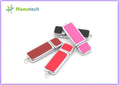 China Impressão feita sob encomenda do logotipo da movimentação de couro engravable relativa à promoção do flash de USB à venda