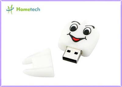 China Custom Personalized Flash Drives USB 2.0 / High Speed Dentist Teeth Pendrive , DC 3.3/5V for sale