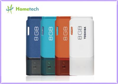 China High Speed Plastic USB Flash Drive / USB 2.0 Flash Memory Stick With Silk Screen Printing for sale