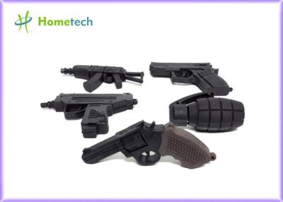 China Black Color Gun Customized Usb Flash Drive 4gb 8gb 1gb 2gb 128mb 512mb for sale