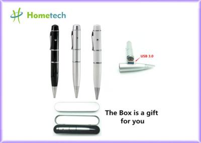 China Mini USB Flash Pen Drives / High Speed Ballpoint Pen Model Laser Light Pendrive USB 3.0 for sale