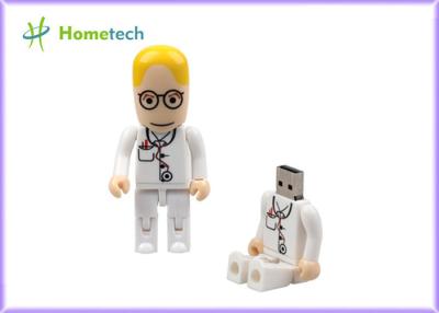 China White Character USB Drives doctor Pendrive cartoon U Disk , 16gb Nurse memory stick 8gb cute for sale