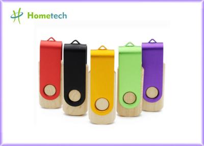 China Colorful Wooden Usb Flash Drive Real Capacity micro memory Pen Drive Pendrive For PC for sale