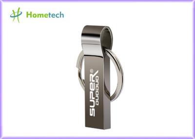 China Thumb Shape Metal USB Memory Stick 32GB 64GB 128GB Silver Color With Key Chian for sale