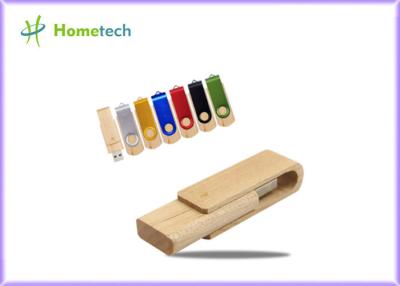China Promotional Wooden USB Flash Drive 32GB , 2.0 Thumb Pen Usb Wooden Memory Sticks for sale