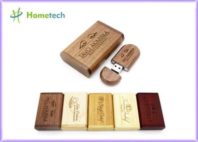 China Photography Gift Wooden USB Flash Drive , Custom Logo Bamboo USB Memory Drive for sale
