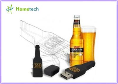 China 32GB personalizou acessórios de computador feitos sob encomenda da vara 2,0 da memória do usb da cerveja da movimentação do flash de USB/SABMILLER à venda