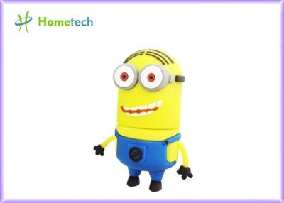China 2GB Customized USB Flash Drive / Yellow & Blue Minions 4GB Lovely USB Flash Drives for sale
