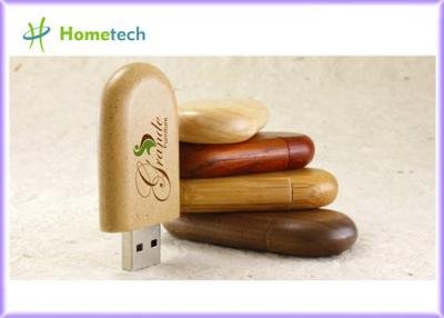 China El regalo de madera USB de madera del OEM de memoria USB, puede calificar su propio LOGOTIPO unidad USB de madera en venta