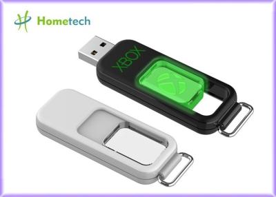 China Non Cap Type Plastic USB Flash Drive Toshiba / Samsung Hip With Acrylic 3D Laser Inside for sale