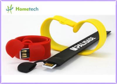 China Fashionable Silicone Slap Wristband USB Flash Drive Bulk 4gb USB Flash Drive Memory for sale