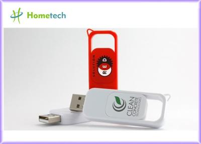 China Plastik-USB-Blitz-Antrieb mit kundengebundenem Drucklogo- oder Laser-Logo zu verkaufen