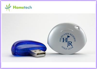 China Company Gift USB Flash Drive , Plastic USB Memory with Logo ,Cheap 512MB Pen Drive Blue Color for sale