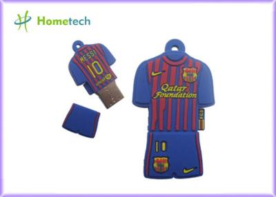 China Kundengebundener Polo-Hemd USB-Blitz-Antrieb USB-Gedächtnis-2GB 4GB 8GB 16GB Barcelona Messi zu verkaufen