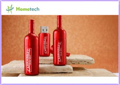 China Wine Bottle Metal Thumb Drives for sale