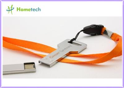 Chine 1GB imperméable - 64GB verrouillent la mémoire en aluminium formée 16GB d'USB rapidement USB 2,0 à vendre