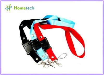 China High quality gifts promotional printed lanyard neck strap USB flash drive for factory workers for sale