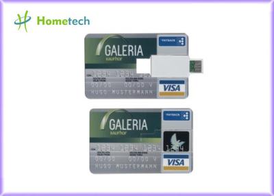 China Customized Credit Card USB Storage Device , 8GB Memeory Card USB Disk for sale