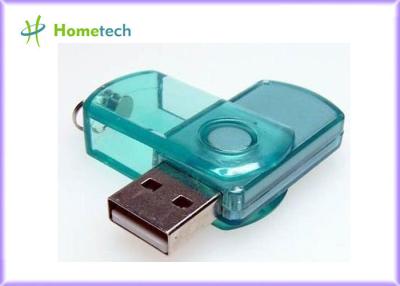 China Transparent Plastic Twist USB Sticks , Bulk Windows Vista Flash Drive for sale