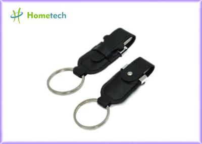 China 16GB 32GB Leather USB Flash Disk , High Speed USB Flash Drive for sale