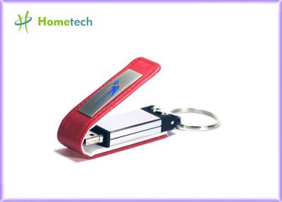 China Win 8 4GB Leather USB Flash Disk / Flash Memory Stick Pen Thumb Drive for sale