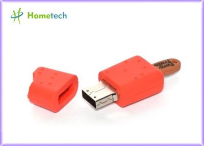 China Red Ice Cream Cartoon USB Flash Drive / Custom-Made Flash Drive for sale