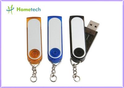China Transparent Plastic Twist USB Sticks Personalized with keychain for sale