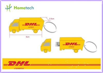 China O caminhão de DHL dos desenhos animados personalizou a movimentação do flash de USB com memória de alta velocidade 4GB/8GB de USB à venda