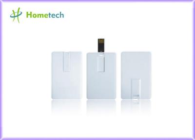 China Custom White Color Card Credit Card USB Storage Device 8GB 16GB 32GB High Speed for sale