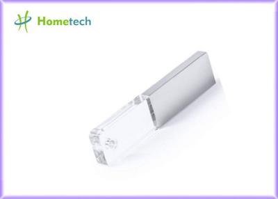 China Custom Crystal Heart USB Flash Drive 2D 3D Logo Engraving For Company / Buisness Gift for sale