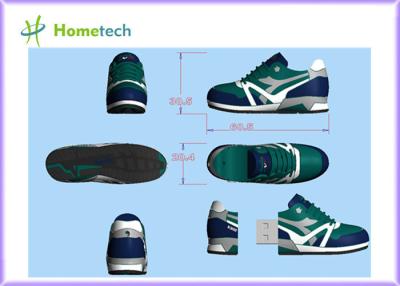 China Sneaker Customized USB Flash Drive File Transfer , Personalized Flash Drives outdoor sport shoes for sale
