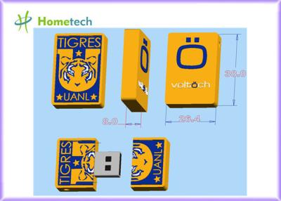 China Minitigres paste USB-Flitsaandrijving 8GB/16GB, het embleem van het voetbalteam 1GB/2GB aan Te koop