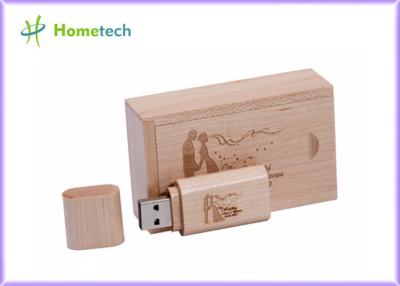China Eco Friendly Wooden Personalised USB Sticks 8GB USB 3.0 For Photographer for sale