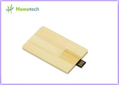 China 8-16MB/S 32GB Bamboo Wooden Card USB Flash Drive for sale