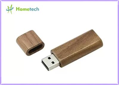 China Movimentação de madeira do flash do retângulo 64GB 128GB USB do PC à venda