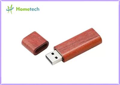 China USB 2.0 Rectangle 256MB 512MB Wooden Thumb Drives for sale