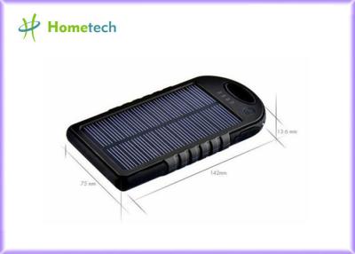 Chine Banque solaire de puissance de rouge à lèvres/port USB batterie externe de chargeur double à vendre
