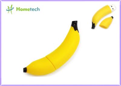 China Cute Fruit Design USB 2.0 Flash Drive 4GB 8GB Banana Shaped For Promotional Gift for sale
