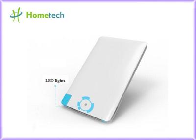 China Credit Card Sized Power Bank 2200mAh External Battery Pack Charger for sale