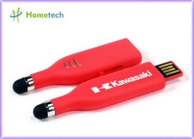 China Touch Pen USB Flash Drive , Red High Capacity USB Memory Stick for sale