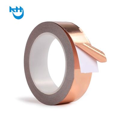 China Strong Adhesion Industrial Adhesive Tape Single Sided Copper Foil Tape KCP-02 for sale