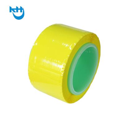 China Yellow Industrial Adhesive Tape  Spool Adhesive Tape High Temperature Protection for sale
