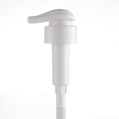 Chine type blanc de presse de la lotion 33 410 de pompe en plastique de distributeur pour se baigner à vendre