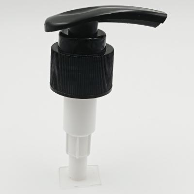 China Black Stripe Plastic Pump Head OEM ODM Soap And Lotion Pump for sale