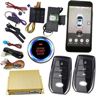 China Reatime Online Smartphone Car Alarm System Cell Phone Remote Start Gps Vehicle Tracking for sale