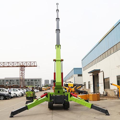 Quality 8 Ton Lifting Crawler Crane Electric Movable Mini Cranes CE Approved AC380V Tracked Spider Crane for sale