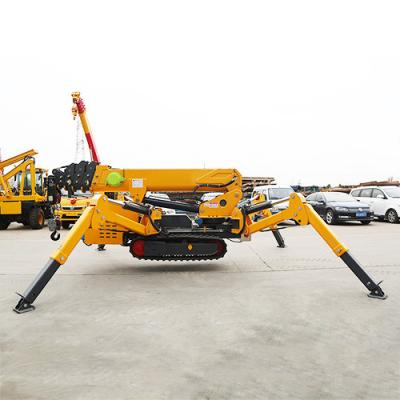 China 3 Ton Remote Control Elevator Crawler Cranes ZHONGMEI Small Hydraulic Spider Crane for sale