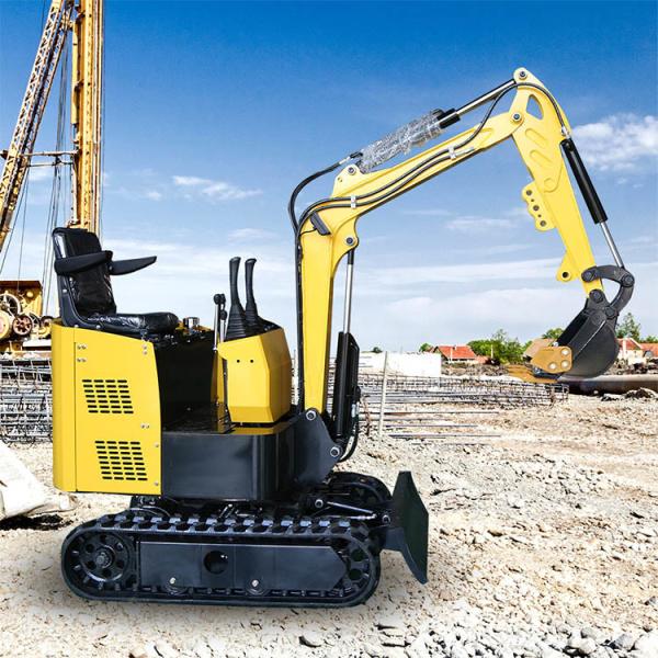 Quality Small Hydraulic Backhoe Digger Orchard Greenhouse 1 Ton Micro Excavation Machine for sale