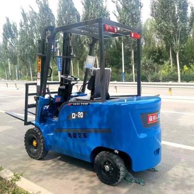 China Electric Forklift Truck 1ton 3ton Capacity Fork Lift Truck 7.5KW Brushless AC Hydraulic Pallet Stacker Trucks for sale